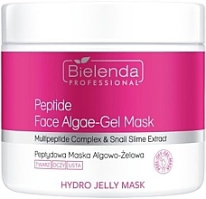 Algowa maska żelowa do twarzy z peptydami - Bielenda Professional Hydro Jelly Mask Peptide Face Algae-Gel Mask  — Zdjęcie N1