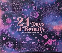 Kalendarz adwentowy, 24 produkty - Q-KI 24 Days Of Beauty Advent Calendar — Zdjęcie N2