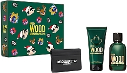 Kup Dsquared2 Green Wood Pour Homme - Zestaw (edt/100ml + sh/gel/100ml + card/holder/1pcs)