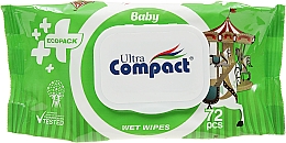 Kup Chusteczki nawilżane dla dzieci 72 szt. - Ultra Compact Baby Ecopack Wet Wipes