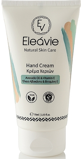 Krem do rąk z olejem awokado i witaminą E - Olive Spa Eleavie Hand Cream Avocado Oil & Vitamin E — Zdjęcie N1