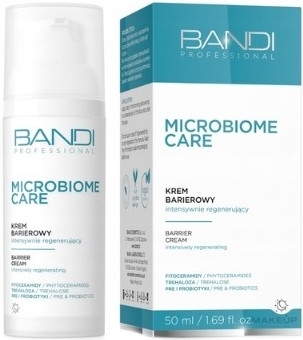 Intensywnie regenerujący krem do twarzy - Bandi Professional Microbiome Care Barrier Cream — Zdjęcie 50 ml