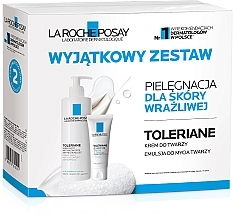 Zestaw do pielęgnacji twarzy - La Roche-Posay Toleriane (cr/gel/400ml + cr/40ml) — Zdjęcie N1