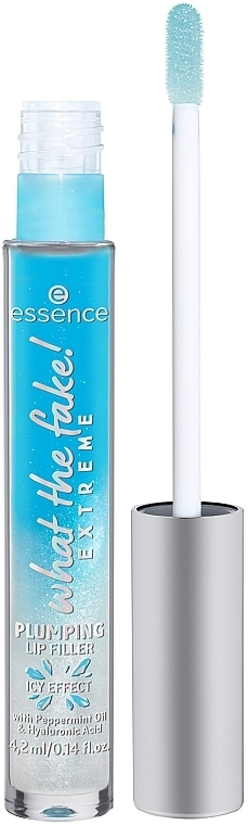 Błyszczyk do ust z efektem powiększającym - Essence What The Fake! Extreme Plumping Lip Filler Ice Effect — Zdjęcie N3