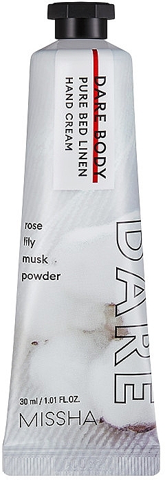 Krem do rąk - Missha Dare Body Hand Cream Pure Bed Linen — Zdjęcie N1