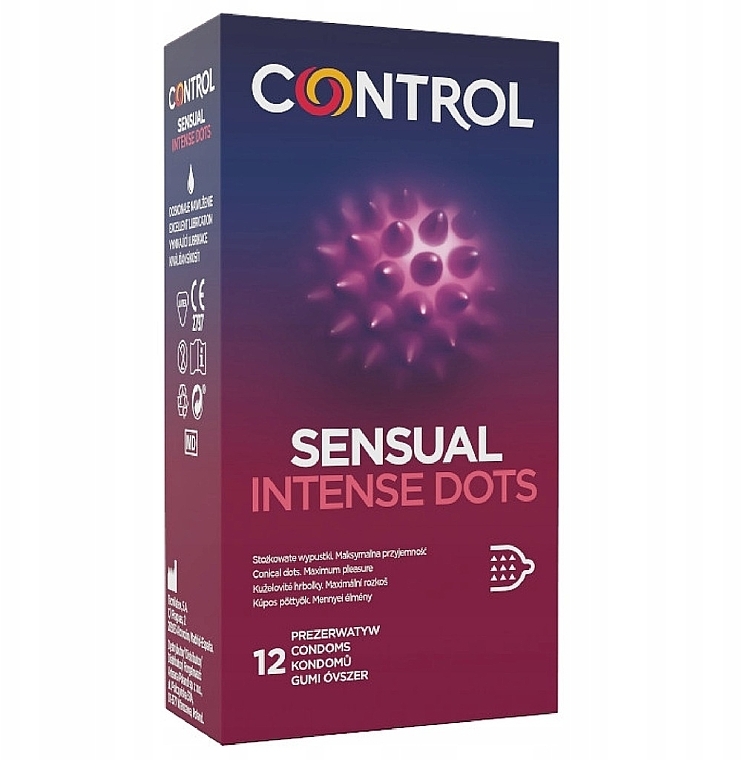 Prezerwatywy - Control Sensual Intense Dots — Zdjęcie N1