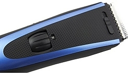 Maszynka do strzyżenia włosów, czarno-niebieska - Esperanza EBC004 Hair Clippers Apollo Black-Blue — Zdjęcie N2