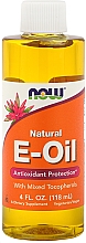 Olejek z witaminą E - Now Foods Natural E-Oil With Mixed Tocopherols — фото N1
