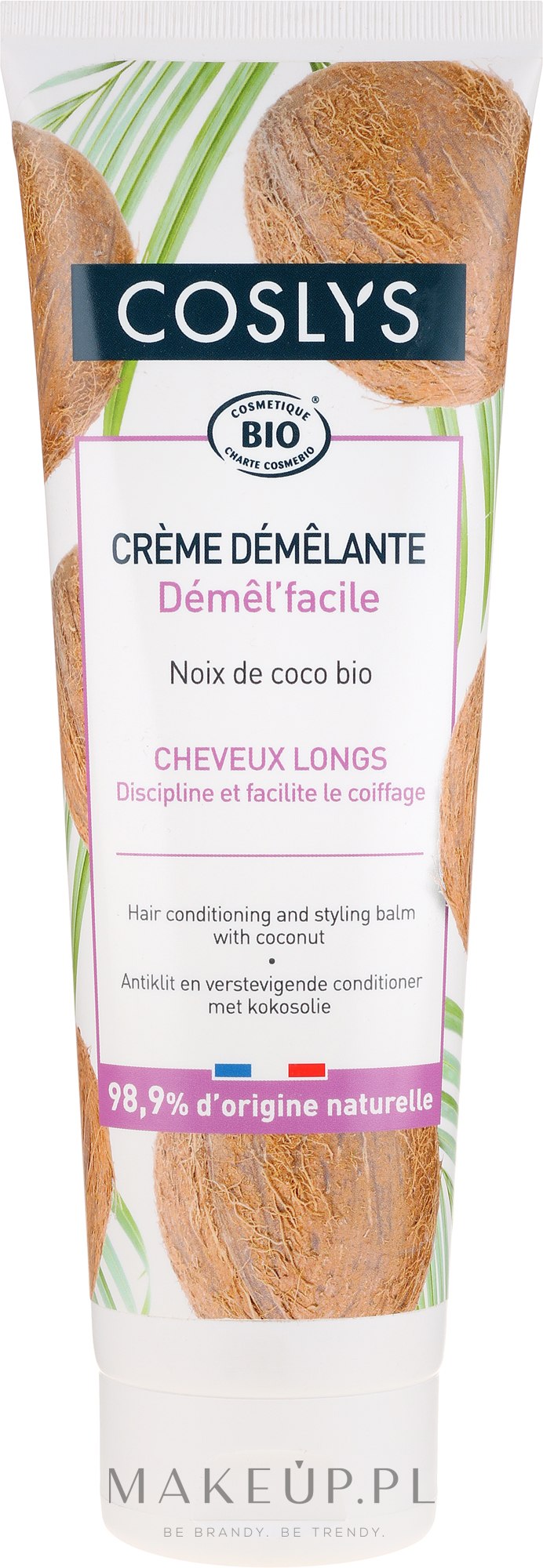 Kokosowa odżywka i balsam do stylizacji włosów - Coslys Hair Conditioning And Styling Balm With Coconut — Zdjęcie 250 ml