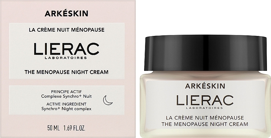 Krem do twarzy na noc - Lierac Arkeskin The Menopause Night Cream — Zdjęcie N2