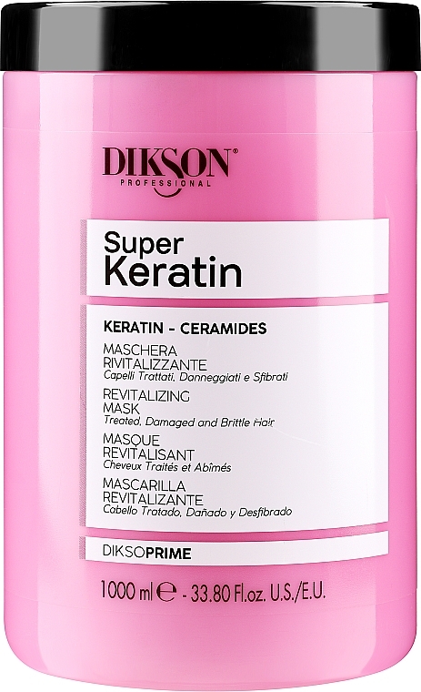 Maska do włosów z keratyną i ceramidami - Dikson Super Keratin Mask — Zdjęcie N2