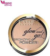 Wypiekany puder brązujący - Eveline Cosmetics Glow and Go! — Zdjęcie N2