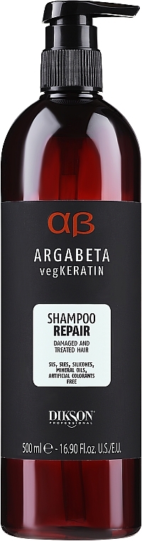 Naprawczy szampon do włosów - Dikson Argabeta Repair Shampoo — Zdjęcie N3