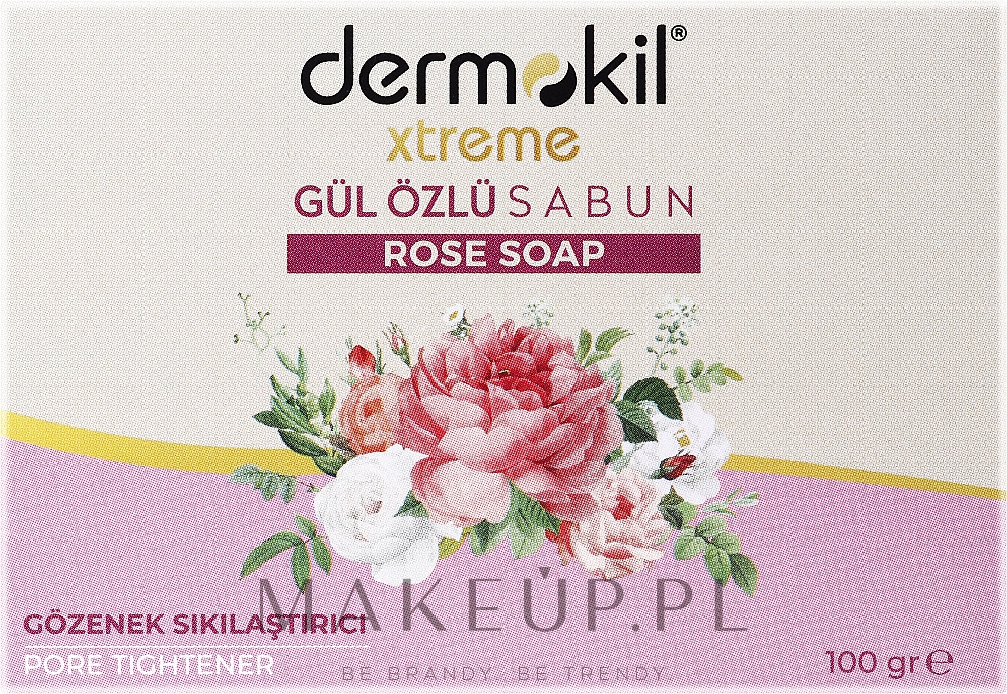 Mydło z ekstraktem z róży - Dermokil Xtreme Rose Soap — Zdjęcie 100 g