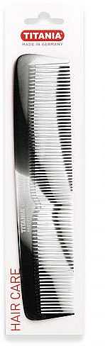 Plastikowy grzebień 19,5 cm, zebra - Titania Ladies' Comb — Zdjęcie N1
