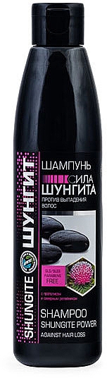 Oczyszczający szampon przeciw wypadaniu włosów z szungitem - Fratti HB Shungite Power Shampoo — фото N1