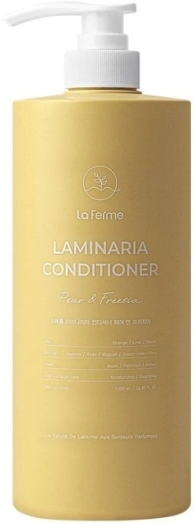 Odżywka do włosów - La Ferme Laminaria Conditioner Pear & Freesia — Zdjęcie 1000 ml