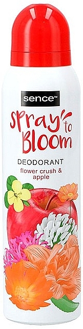 Dezodorant w sprayu Kwiaty i Jabłko - Sence Deo Spray Flower Crush & Apple  — Zdjęcie N1