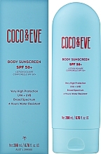 Kup Filtr przeciwsłoneczny do ciała - Coco & Eve Body Sunscreen SPF 50+ Very High Protection UVA + UVB 4 Hours Water Resistant
