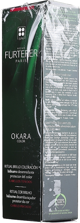 PRZECENA! Odżywka chroniąca kolor włosów - Rene Furterer Okara Color Protection Conditioner for Color Treated Hair * — Zdjęcie N2