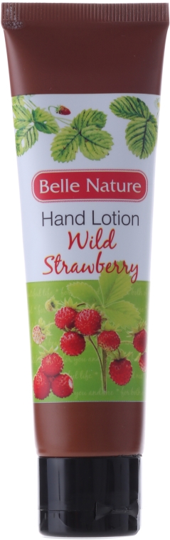 Balsam-krem do rąk o zapachu poziomki - Belle Nature Hand Lotion Wild Strawberry — Zdjęcie N1