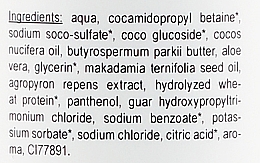 Odżywczy szampon do włosów suchych i zniszczonych Kokos + masło shea - E-Fiore — Zdjęcie N3