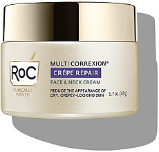 Kup Ujędrniający krem liftingujący do twarzy i szyi - Roc Multi Correxion Crepe Repair Face & Neck Cream