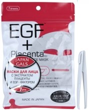 Kup Maska do twarzy z ekstraktem z łożyska i faktorem EGF - Japan Gals EGF Plus Placenta Facial Mask