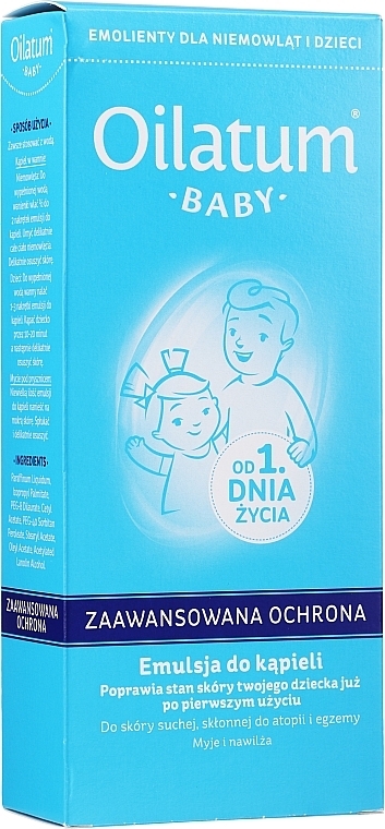 PRZECENA! Emulsja do kąpieli dla dzieci od pierwszego dnia życia - Oilatum Baby Bath Emulsion * — Zdjęcie N6