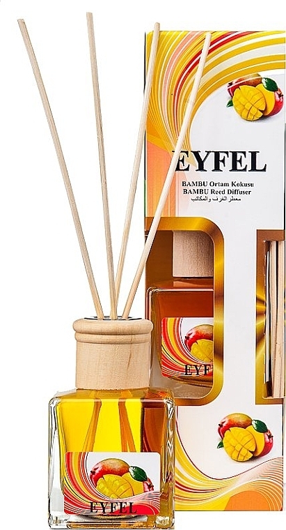 PRZECENA! Dyfuzor zapachowy Mango - Eyfel Perfume Reed Diffuser Mango * — Zdjęcie N4