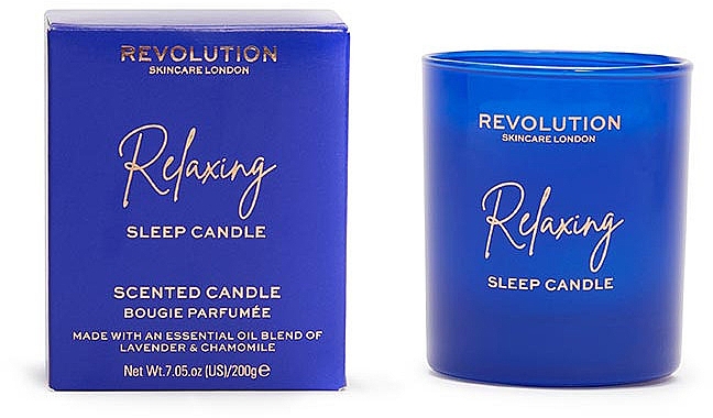 Relaksująca świeca zapachowa - Revolution Skincare Overnight Relaxing Sleep Candle — Zdjęcie N1