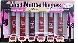 Zestaw - theBalm Meet Matt(e) Hughes Miami (lipstick/6x1,2ml) — Zdjęcie N1