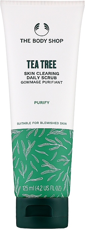Peeling do twarzy - The Body Shop Tea Tree Skin Clearing Daily Scrub — Zdjęcie N1