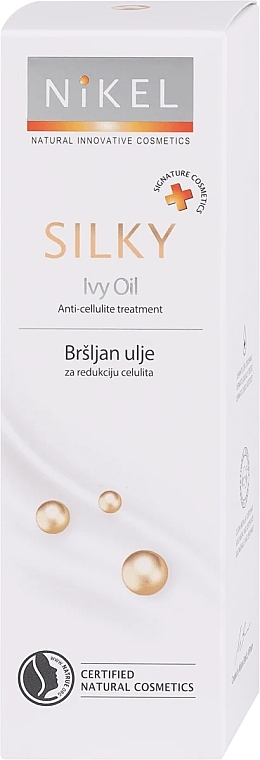 Olejek antycellulitowy z bluszczem - Nikel Silky Ivy Oil — Zdjęcie N1