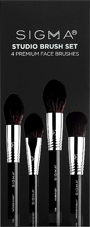 Zestaw pędzli do makijażu, 4 szt. - Sigma Beauty Studio Brush Set — Zdjęcie N1