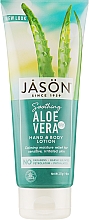 Kup Kojący balsam nawilżający do rąk i ciała Aloes - Jason Natural Cosmetics Aloe Vera 84% Pure Natural Hand & Body Lotion