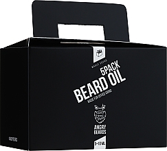 Kup Zestaw - Angry Beards 5pack Beard Oil (beard/oil/5x10ml)