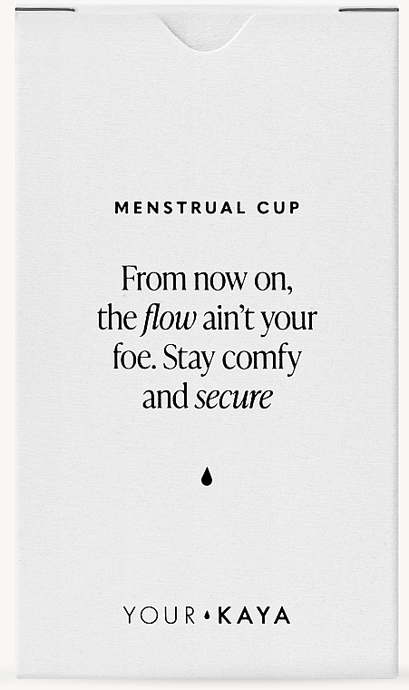 Kubeczek menstruacyjny, regular - Your Kaya Menstrual Cup — Zdjęcie N7
