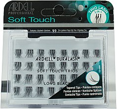 Kępki sztucznych rzęs - Ardell Soft Touch Trio Individuals Long — Zdjęcie N1