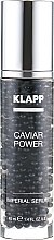 Kawiorowe serum do twarzy - Klapp Caviar Power Imperial Serum — Zdjęcie N2