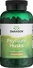 Suplement diety Psyllium Husks 610 mg, 300 kapsułek - Swanson — Zdjęcie N1