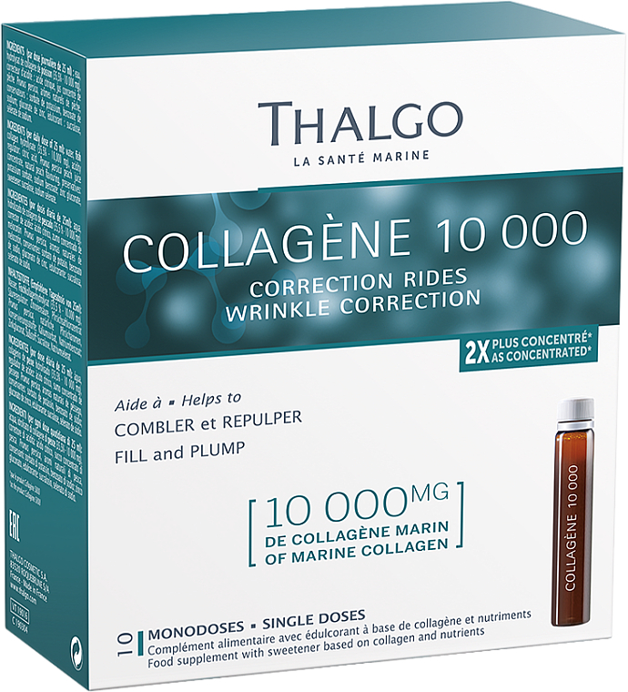 Intensywny zabieg kolagenowy - Thalgo Collagene 10000 Wrinkle Correcting — Zdjęcie N1