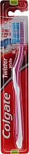Szczoteczka do zębów Twister (średnia twardość, malinowa) - Colgate Whitening Medium Toothbrush — Zdjęcie N1