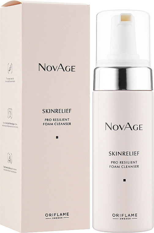 Pianka oczyszczająca do mycia twarzy - Oriflame NovAge Skinrelief Pro Resilient Foam Cleanser — Zdjęcie N2