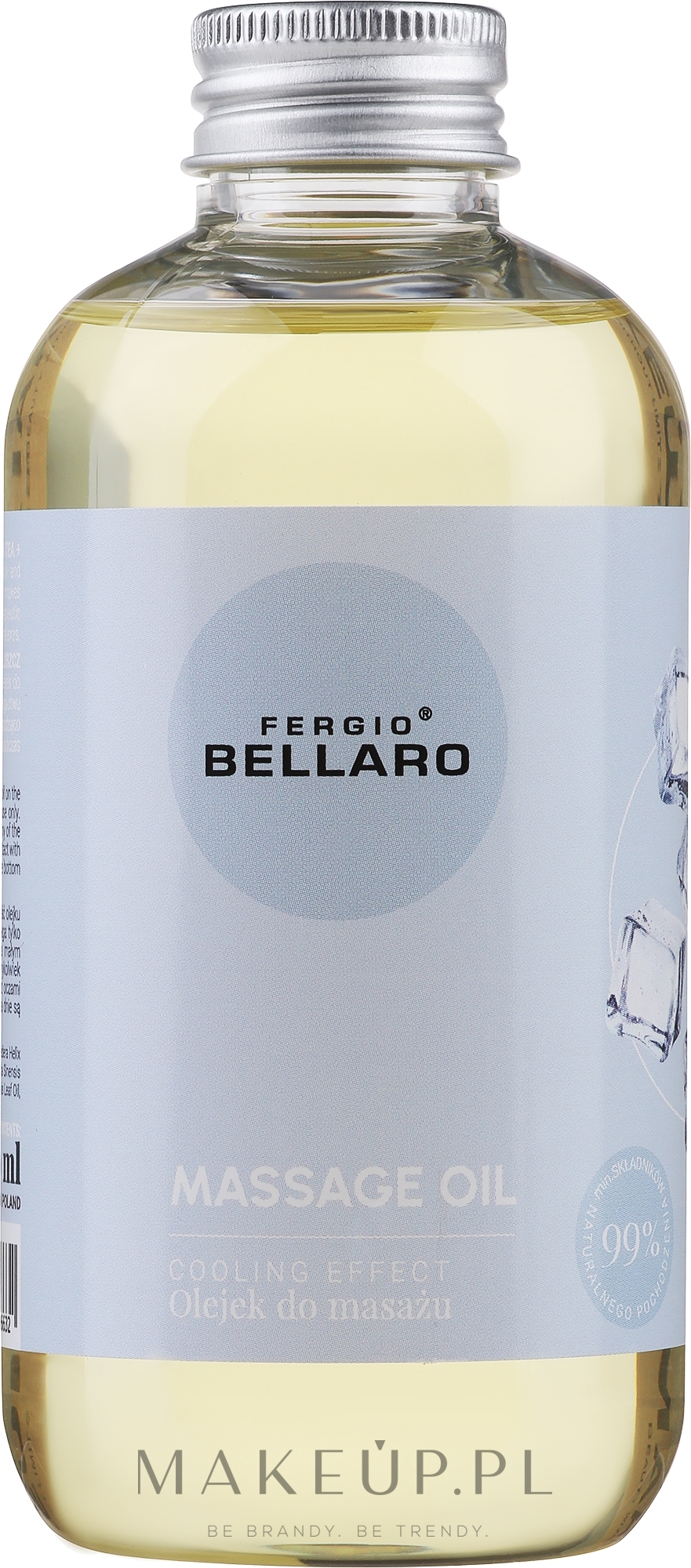 Chłodzący olejek do masażu ciała - Fergio Bellaro Massage Oil Refreshment — Zdjęcie 200 ml