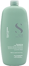 Szampon do włosów osłabionych i skłonnych do wypadania - Alfaparf Semi De Lino Scalp Renew Energising Low Shampoo — Zdjęcie N1