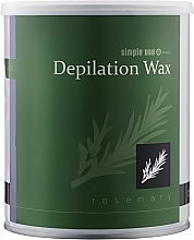 Ciepły wosk do depilacji w słoiczku Rozmaryn - Simple Use Beauty Depilation Wax — Zdjęcie N3