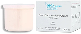 Nawilżający krem do twarzy (wymienny wkład) - The Organic Pharmacy Rose Diamond Face Cream Refill — Zdjęcie N1