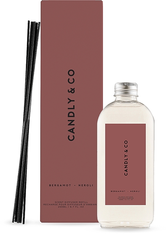 Wypełnienie do dyfuzora zapachowego - Candly & Co No.5 Bergamot & Neroli Diffuser Refill — Zdjęcie N1