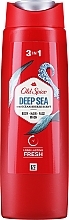 Szampon-żel pod prysznic 3 w 1 - Old Spice Deep Sea With Ocean Breeze Scent Shower Gel + Shampoo 3 in 1 — Zdjęcie N3